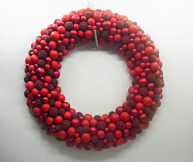 Artifical Red Christmas Candle Ring craft