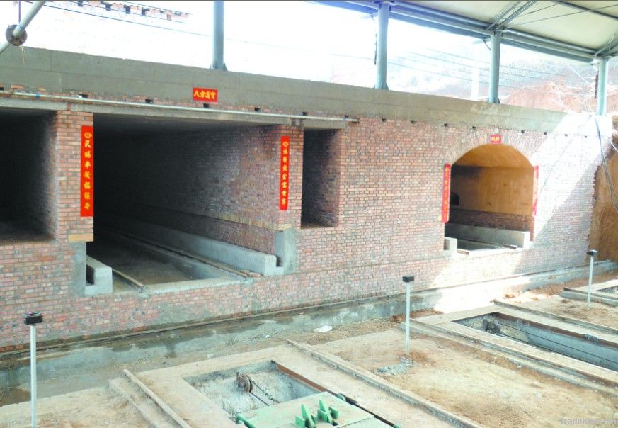 Tunnel kiln for brick making