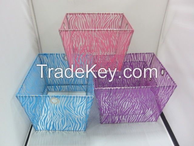 New PVC Basket/Chalk Board/Glitter PVC Basket/Storage box