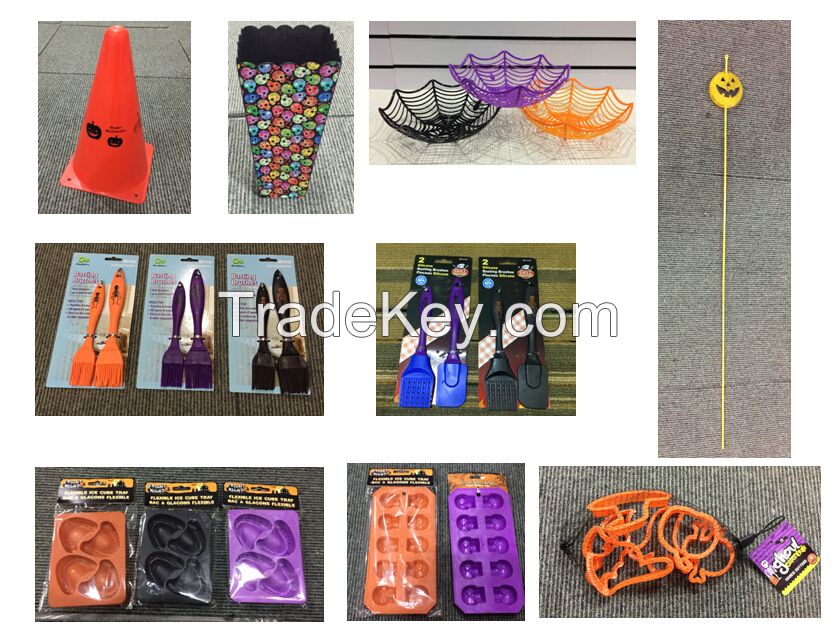 Halloween decoration/Halloween plastic bottle/cups/bowl/trays/plates
