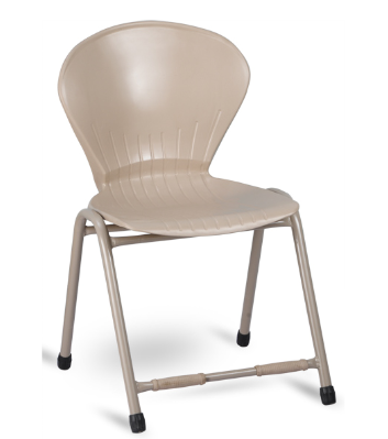 Steel plastic chair