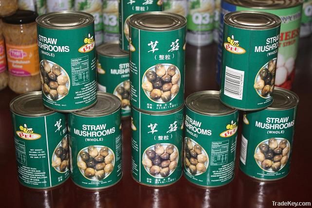 canned food, canned mushroom, canned bamboo