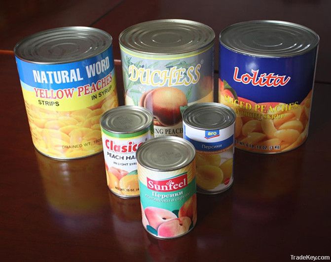 canned food, canned fruit
