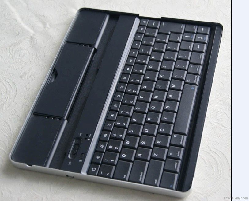 Aluminum bluetooth keyboard for ipad2/new ipad