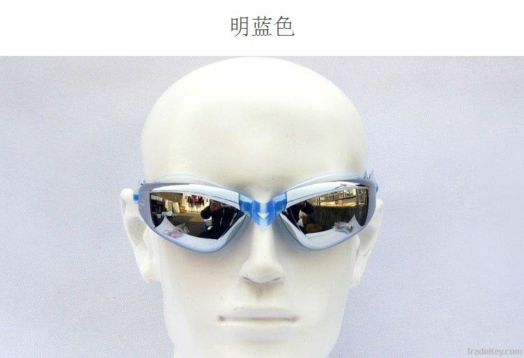 high quality swimming goggles with mirror coated lens