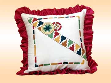 embroidery pillow
