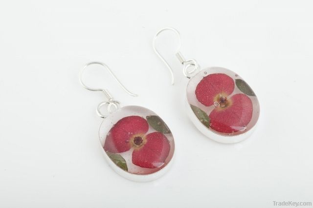 Sterling Silver Jewellery with 'Real Flowers'