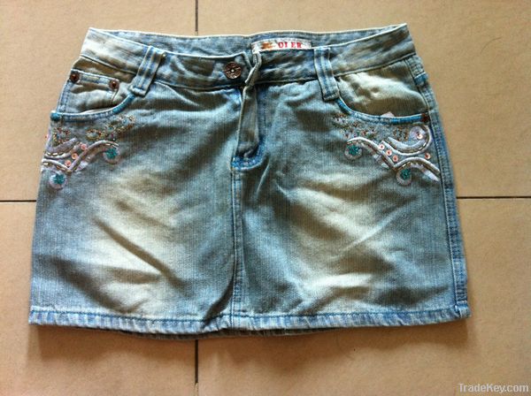 stock jeans skirt
