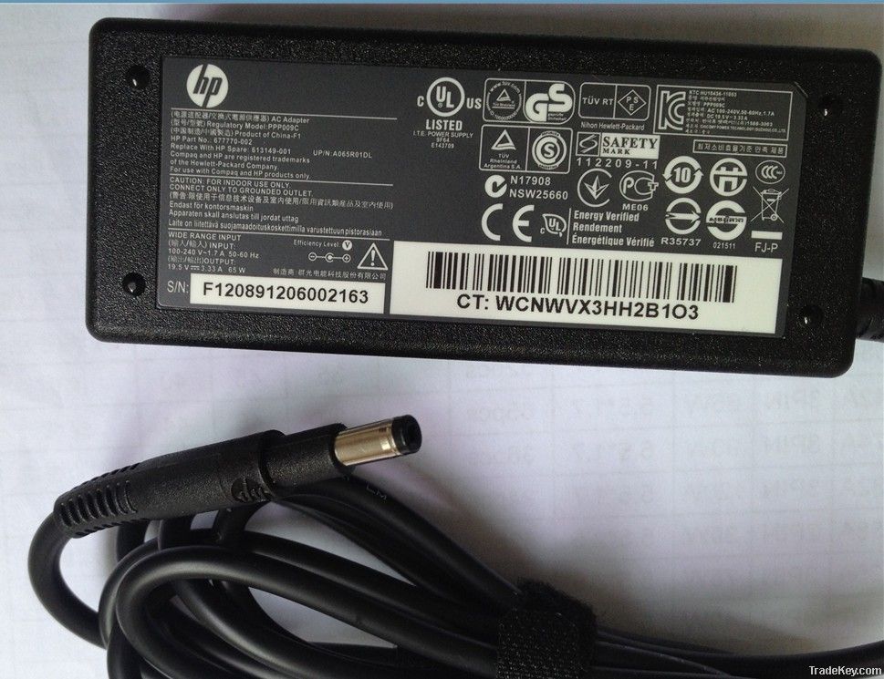 Chicony 19.5V3.33A 4.8*1.7 used for HP