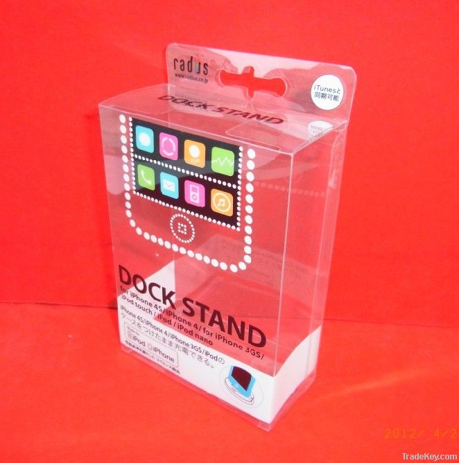 clear pp/pet/pvc box for iphone case