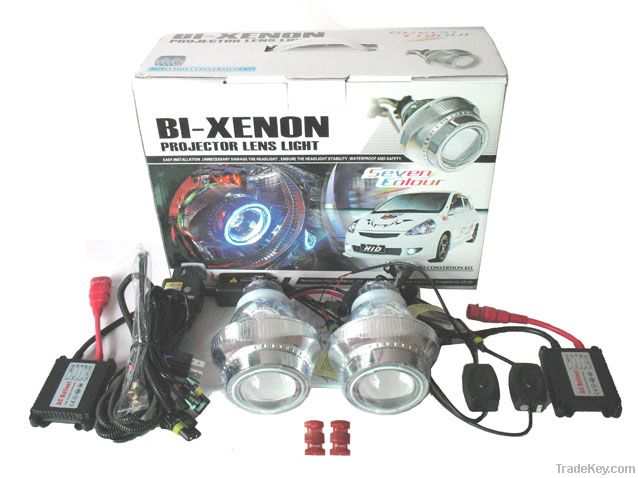 HID Bi Xenon Headlight Projector Lens Kit With H1/ H4/ H7/9005/9006 photo  and picture on TradeKey.com