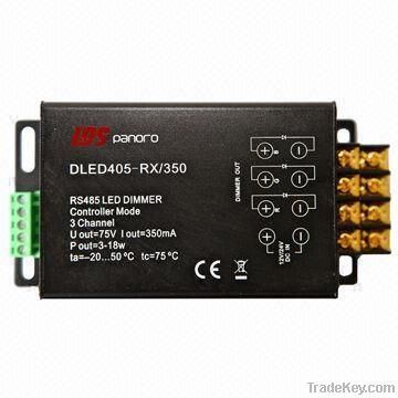 3-channel constant current LED dimmable control device with 12 and 24V