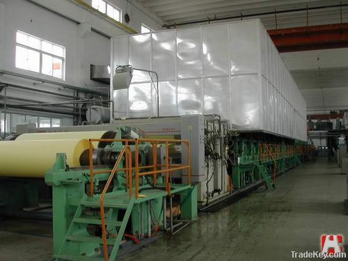 10t/d 1575mm kraft paper machine using recycled paper