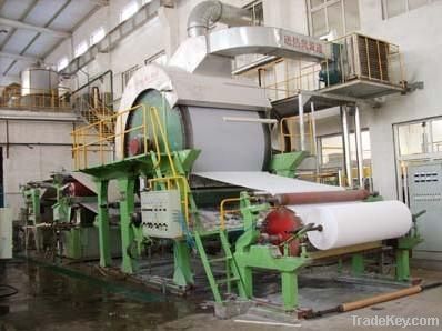 low capacity 2TPD 1092mm toilet paper making machine