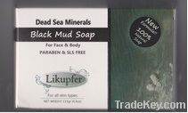 Dead Sea Black Mud And Minerals Soap For Face & Body Skin Conditions