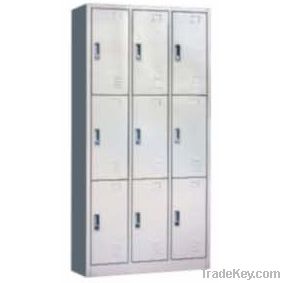 steel storage cabinet with 9 doors