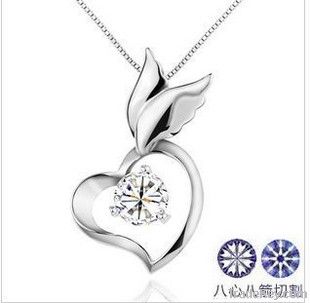 sterling silver heart pendant