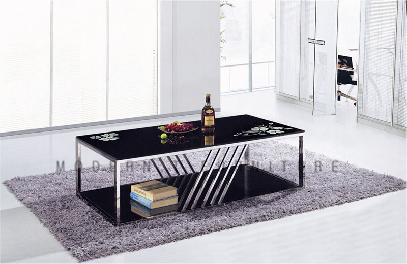 glass coffee table