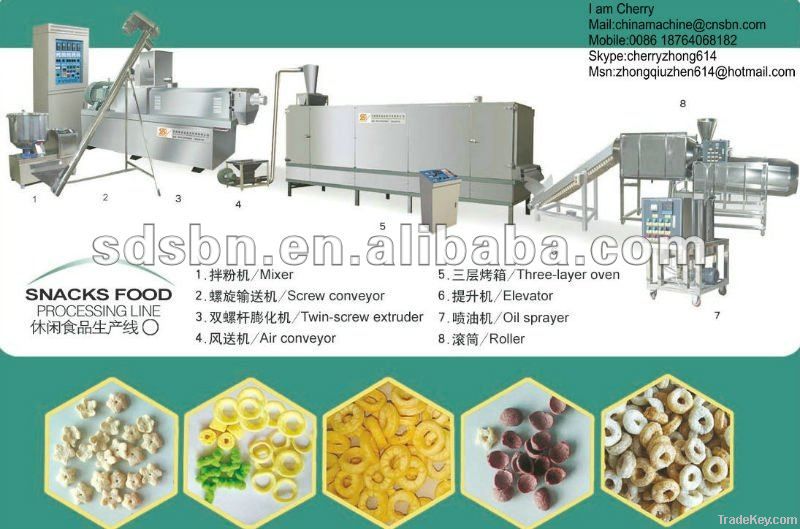 Corn Snacks Machine/Equipment/Machinary