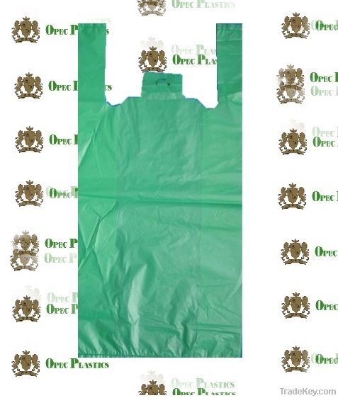 HDPE T-shirt plastic bags- high quality plastic bags- OPEC plastic