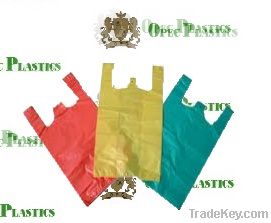 HDPE T-shirt plastic bags- high quality plastic bags- OPEC plastic