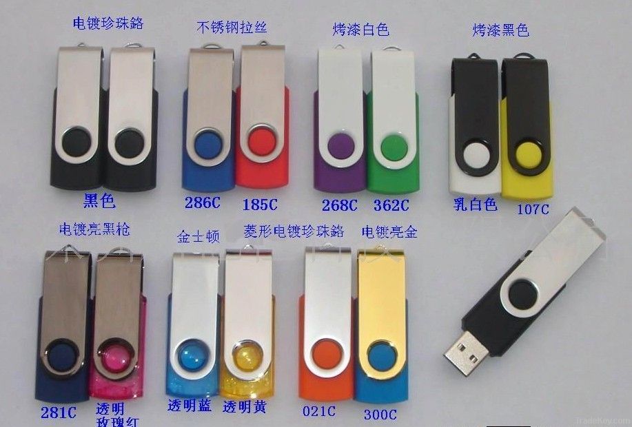 Swivel usb flash disk 1GB-64GB, USB 2.0, USB 3.0