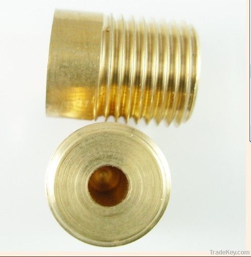 Black brass adapter from cnc machined parts maufacturer