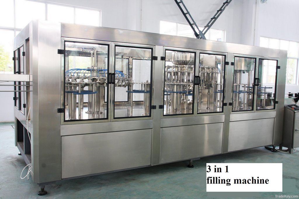 3 in1 automatic water filling machine