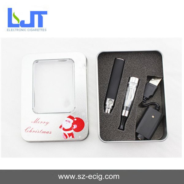 High quality New Christmas e cigarette EGO-CE4 Christmas decoration gift product with Iron case 