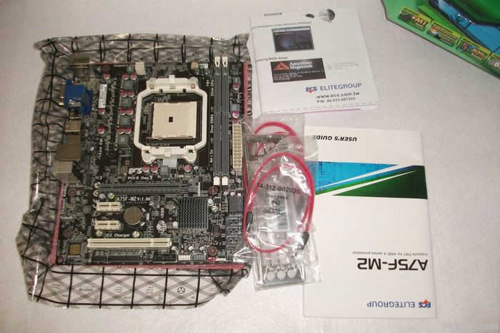 For ECS motherboard A75F-M2 Socket FM1 AMD A75 FCH SATA3