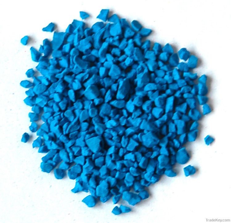 rubber granule ( sky blue)