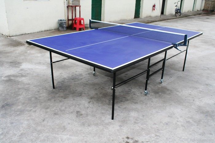 folding table tennis table as-901 round leg 1'' wheels