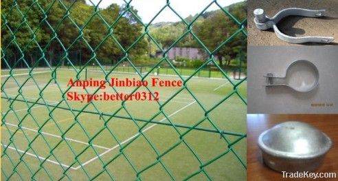 Galvanized and PVC Coated Chain Link Fence