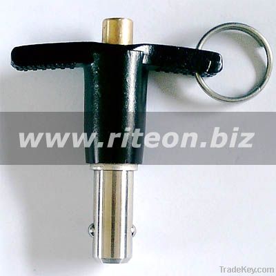T handle quick release pin, ball lock pin