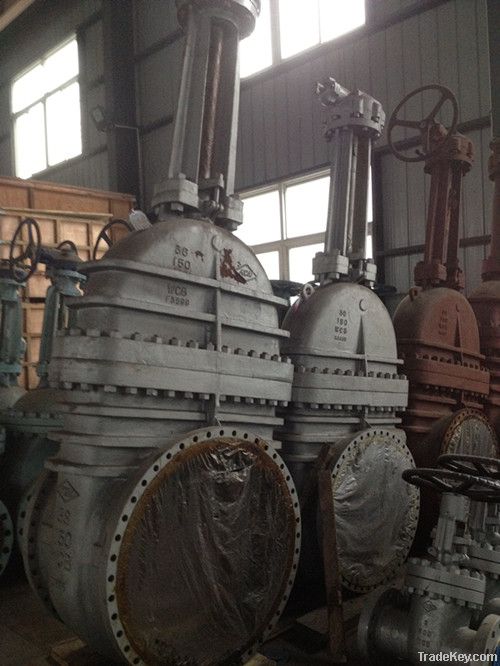 Parallel slab gate valve