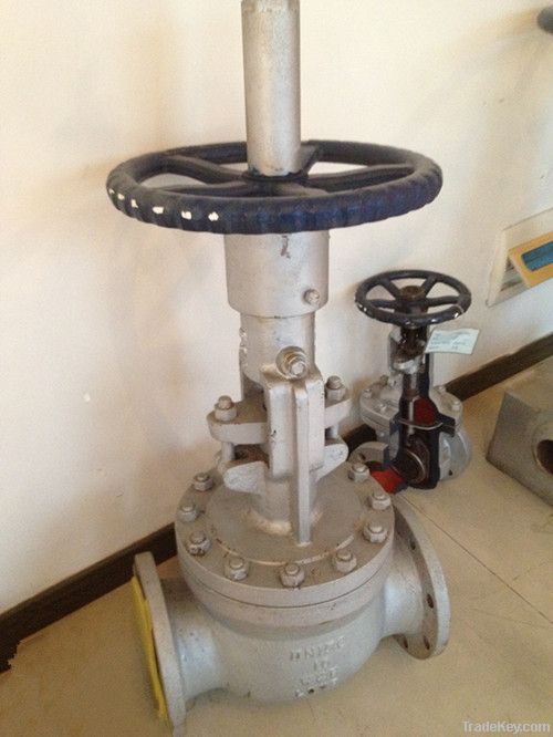 Pressure seal globe valve
