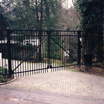 decorative metal gates, estate gates