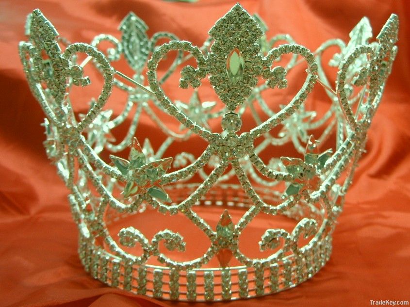 Rhinestone Pageant tiara crown