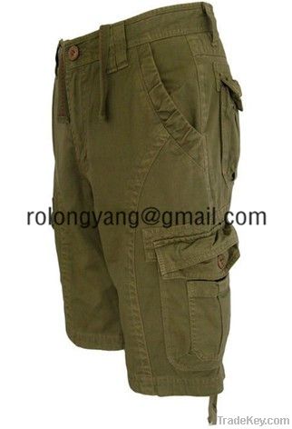 man's short casual pants, summer pants, pockets pants