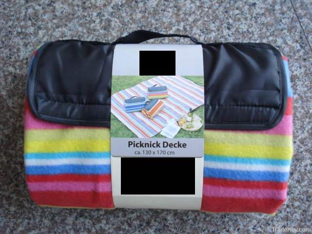 Fleece picnic blanket