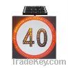 traffic speed solar led limit sign