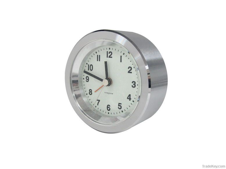 Metal table clock, alarm