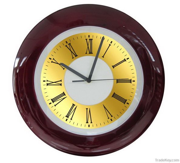Wood wall clock,