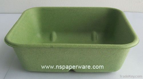 5.5 Inch Bagasse Fruit Tray Biodegradable Food Containers