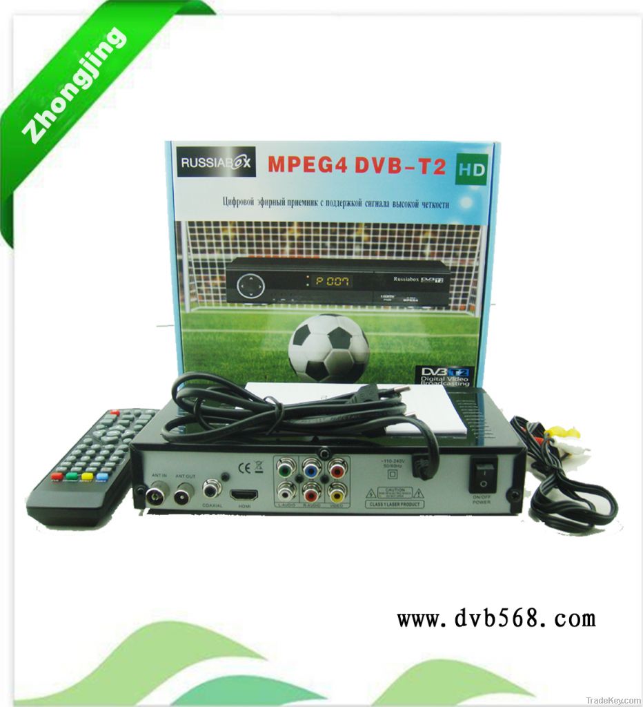 DVB-T2 Receiver Full HD 1080P terrestrial receiver FTA