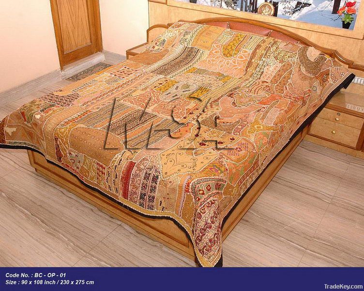 Khambadia Patchwork Bed Cover