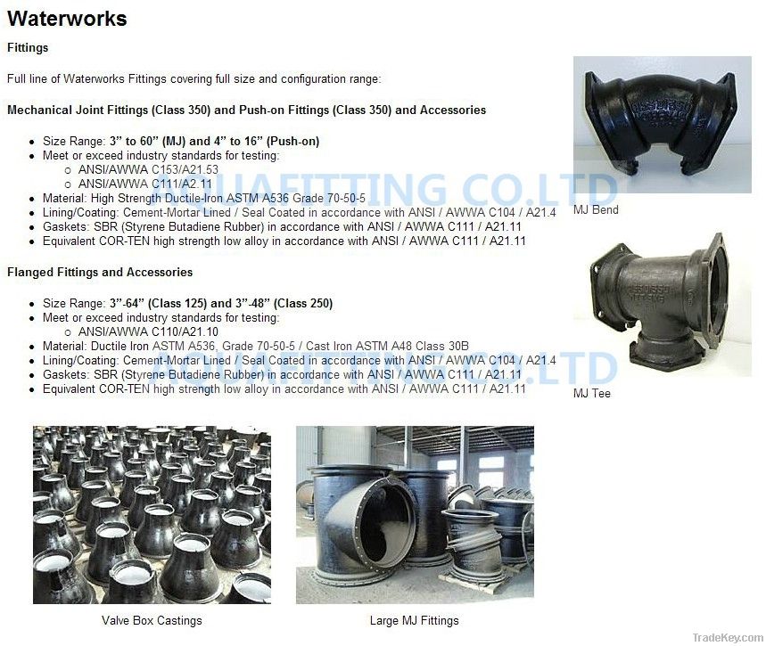 DI PIPE FITTINGS