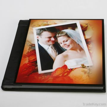 wedding photo album with crystal cover