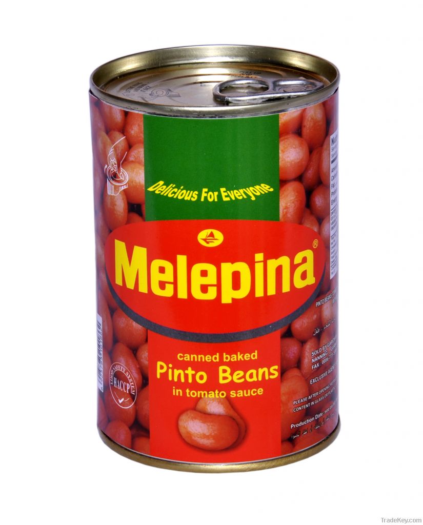 canned baked pinto beans in tomato sauce