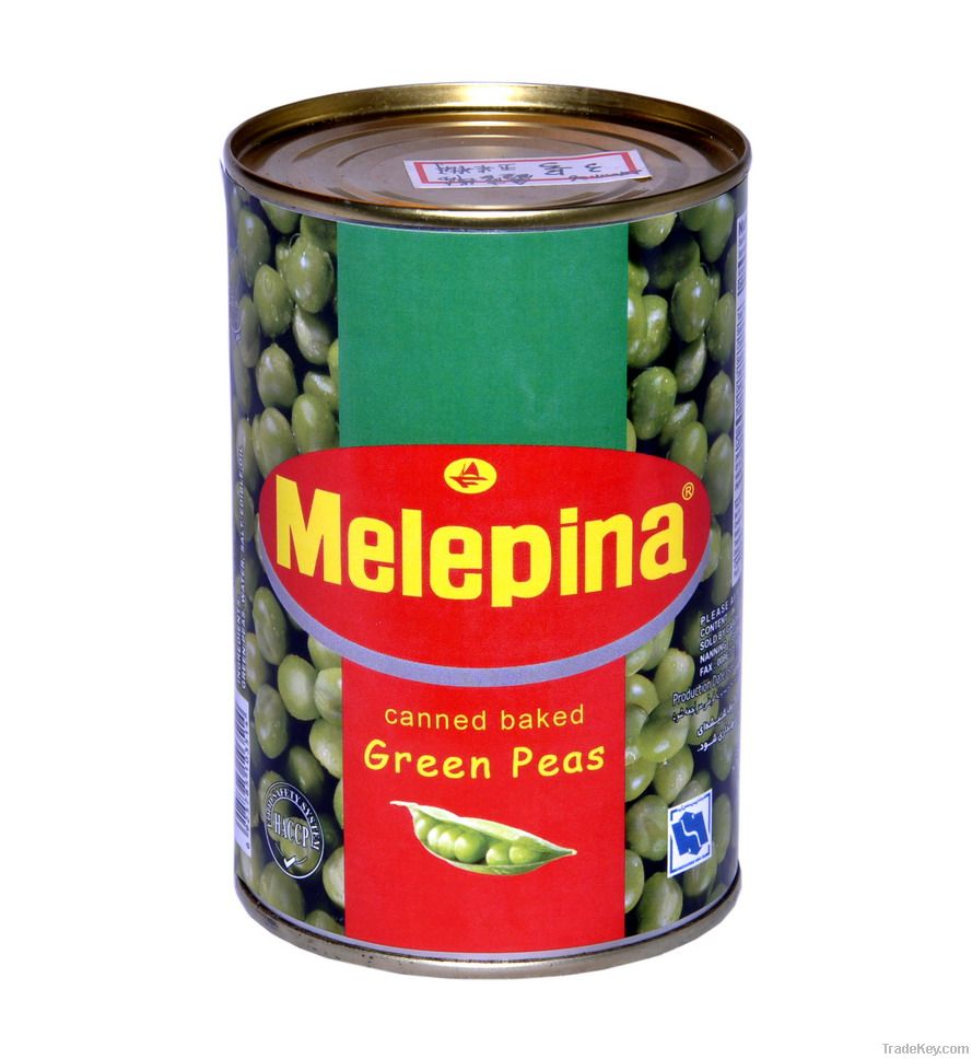 canned green peas